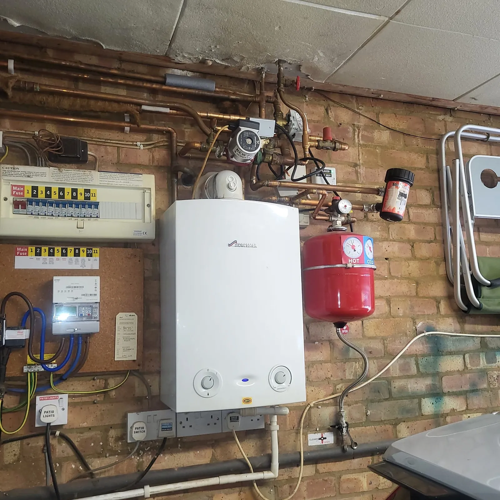 Worcester boiler assessed for repair by J&L Plumbing and Heating